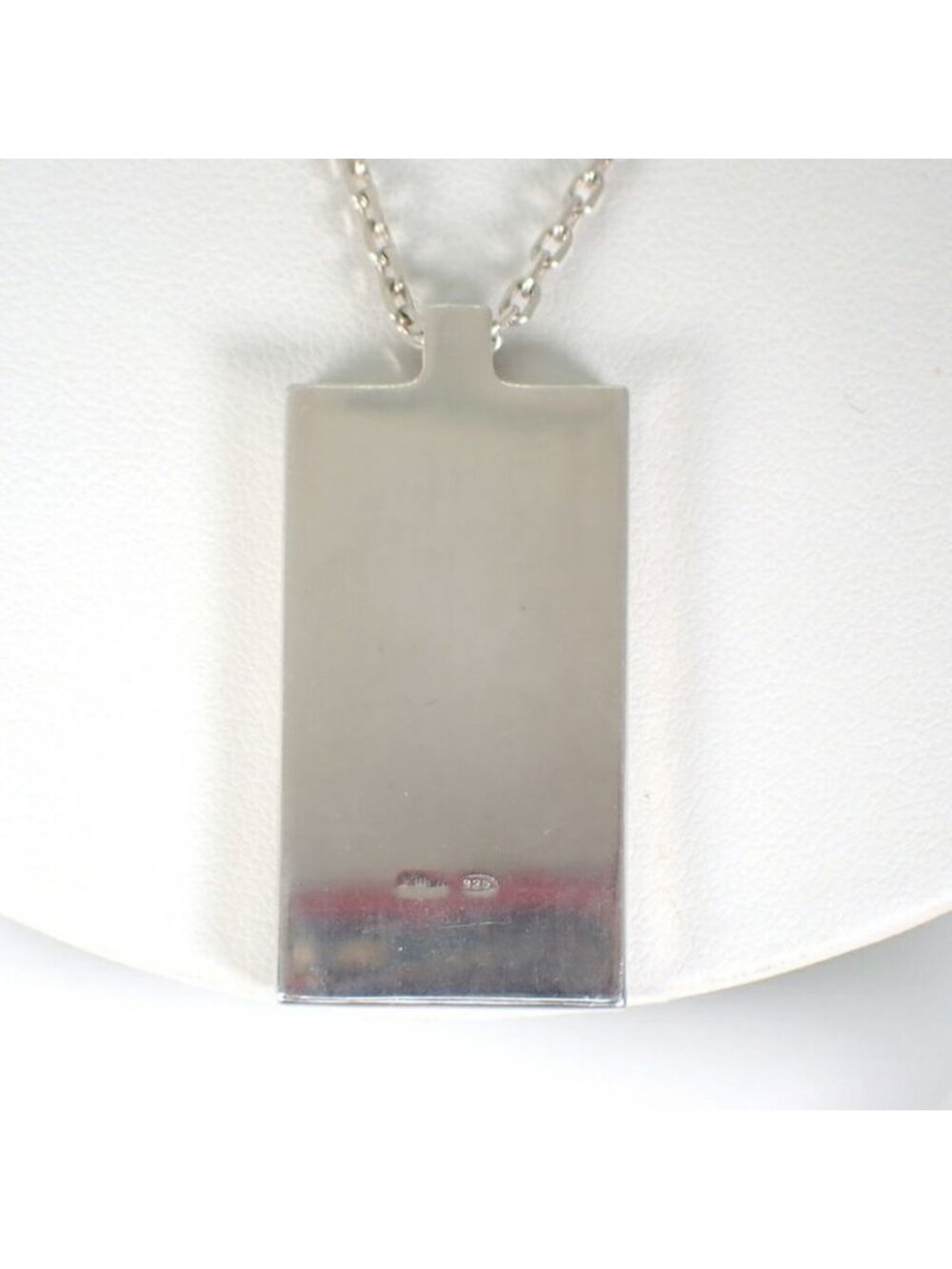 Gucci 925 Logo Plate Necklace - Picture 2 of 10